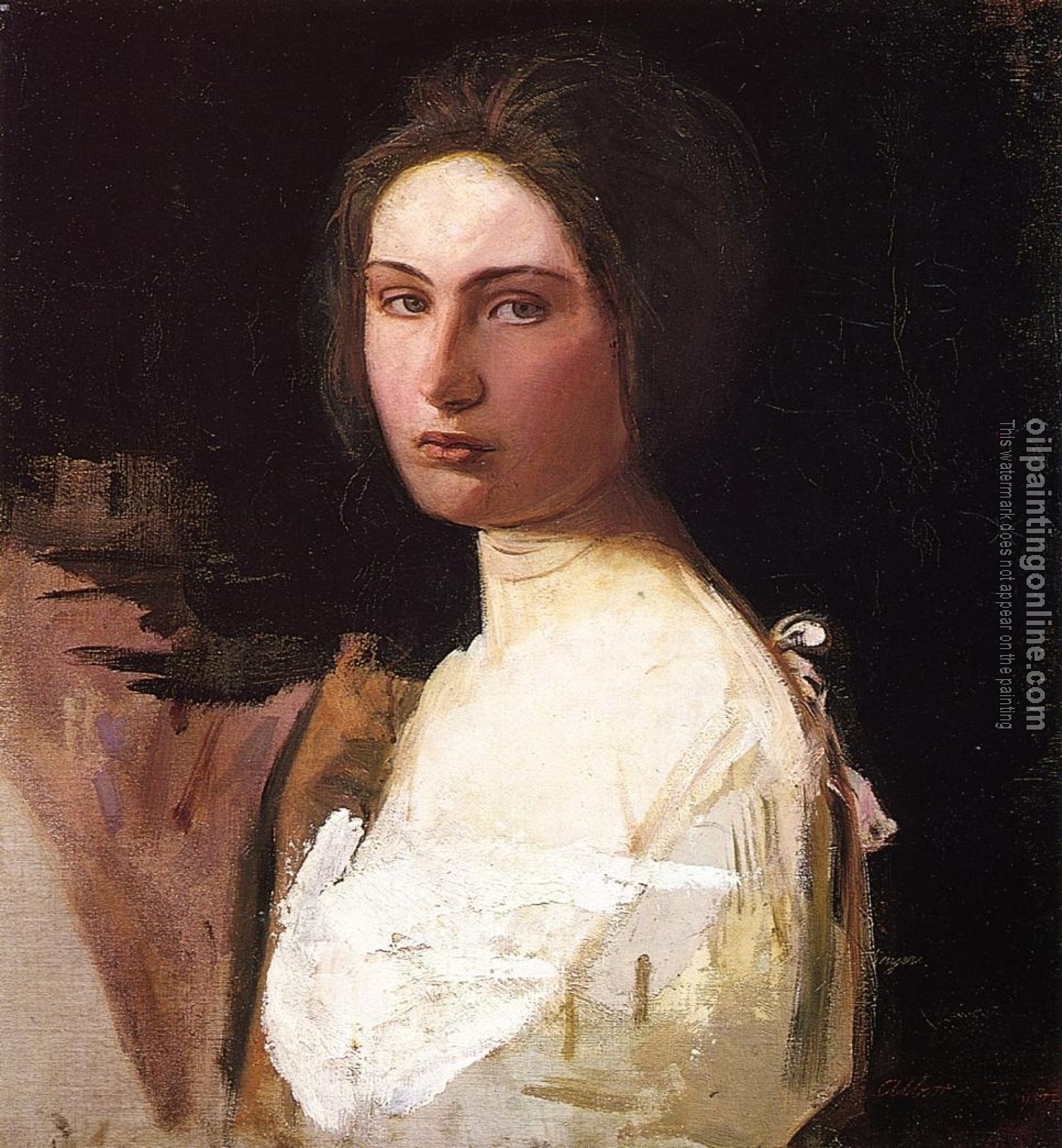 Thayer, Abbott Handerson - Study of Alma Wollerman